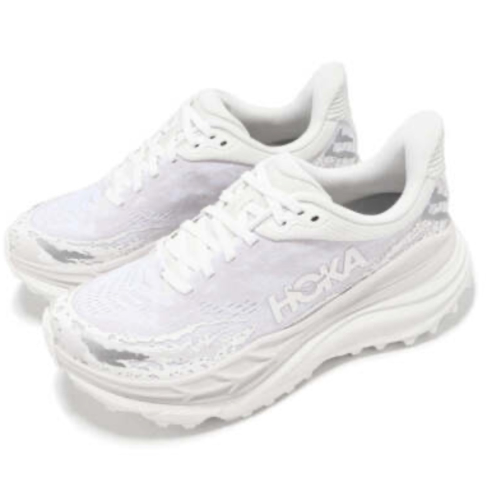 Hoka Stinson 7 Trail-running White Shoes - Women's Size 6B